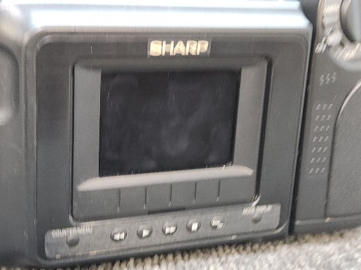 Sharp View cam Hi Fi Monaural VL-E7 No Charger w/ Geneva Camera Carry Bag