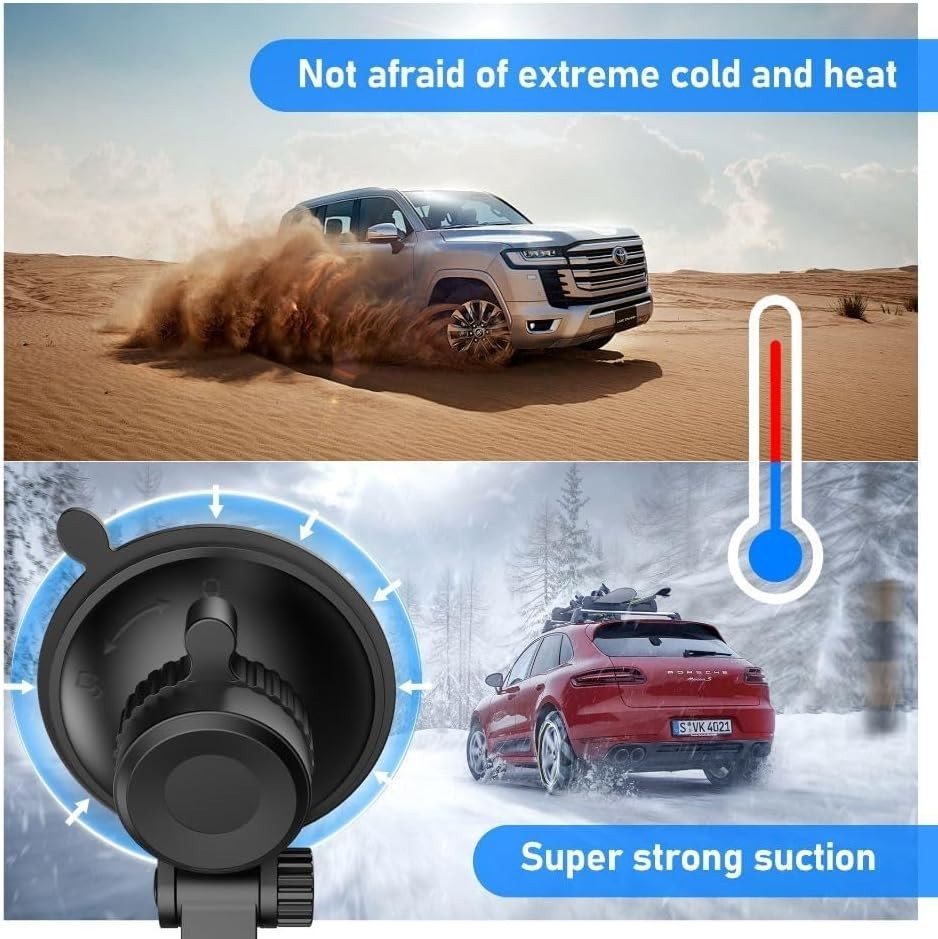 ROVE Suction Cup Mount for R2-4K, R2-4K PRO and R2-4K Dual Dash Cam Models