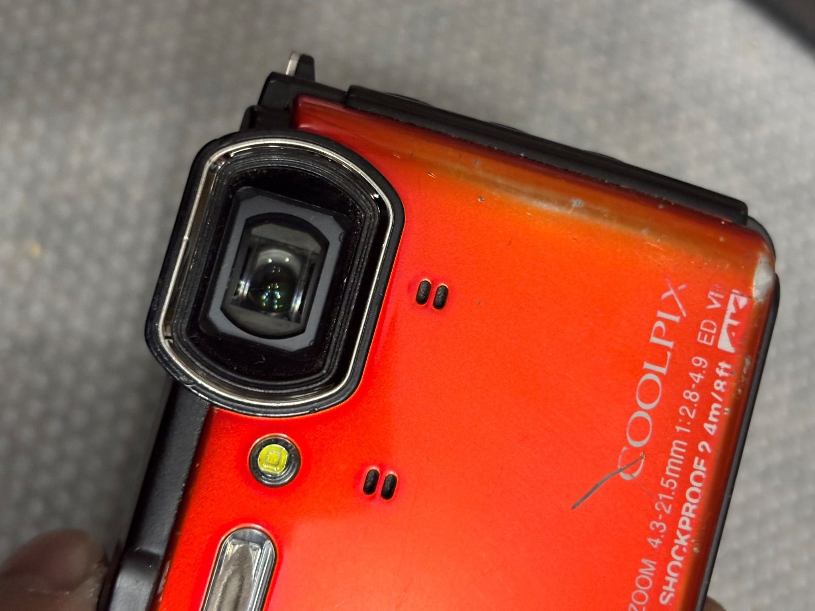 Nikon COOLPIX W300 Orange Digital Camera 16.05MP 5x Zoom Wi-Fi Bluetooth GPS