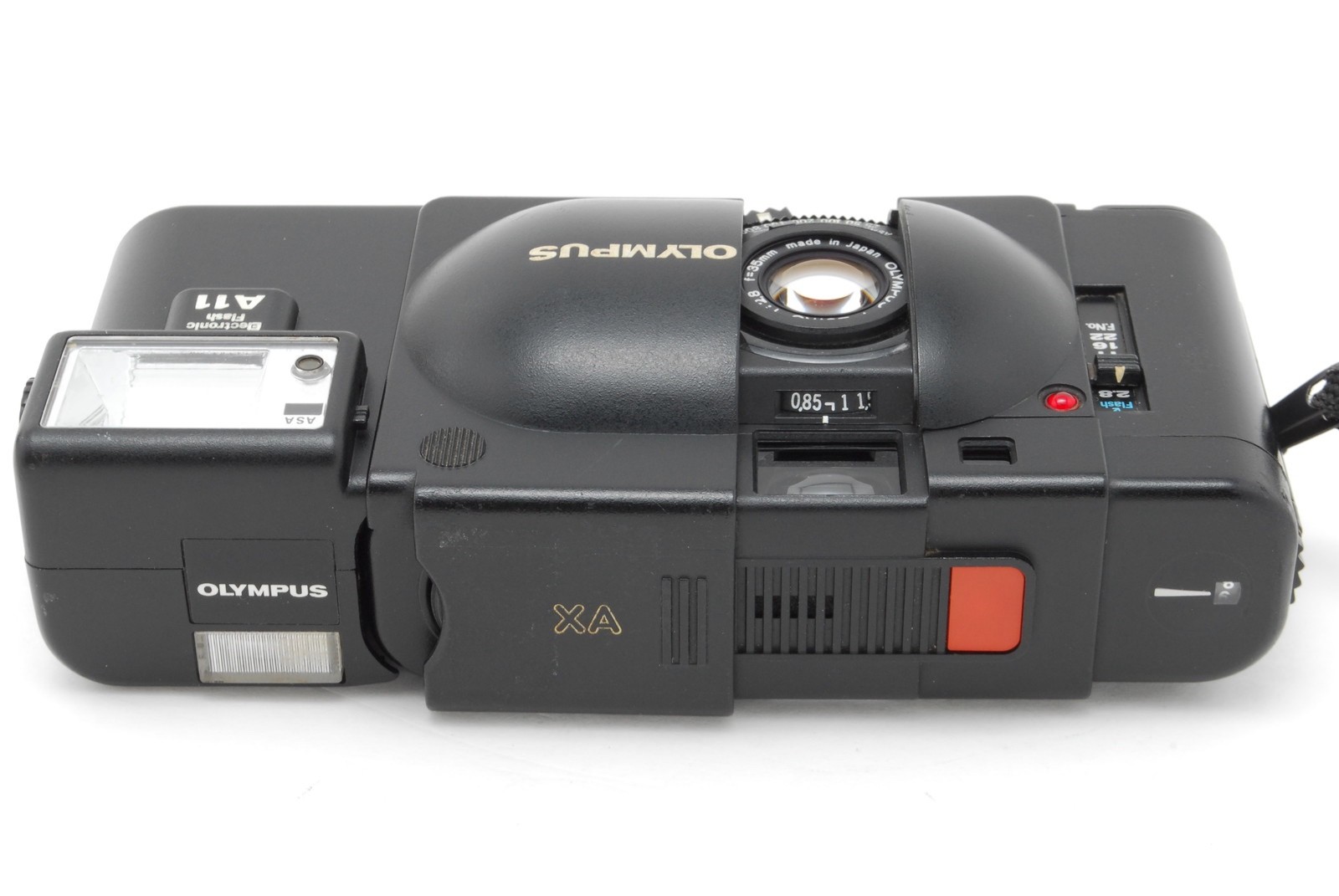 ⏯️[NEAR MINT] Olympus XA 35mm Rangefinder Film Camera A11 Flash Works From JAPAN