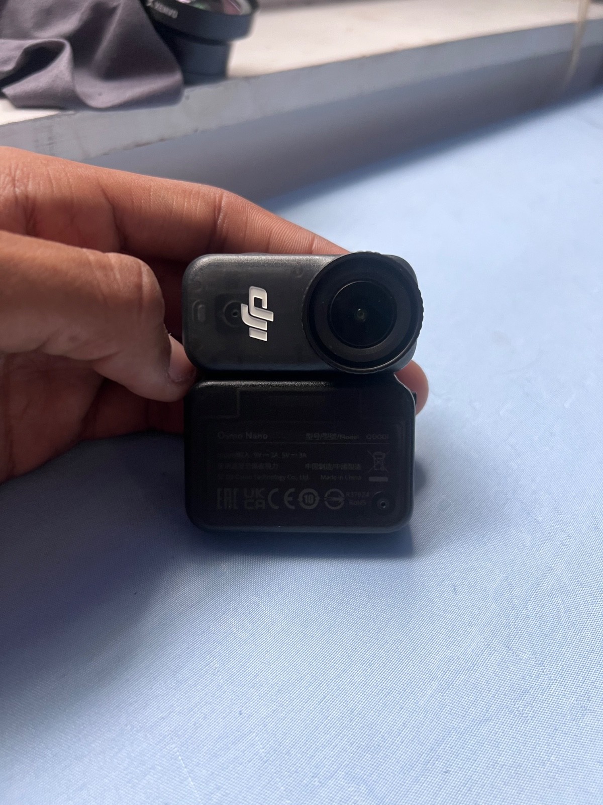 DJI Osmo Nano Standard Combo(64GB)-4K/60fps Vlog Camera,1/1.3″CMOS Digital Camer