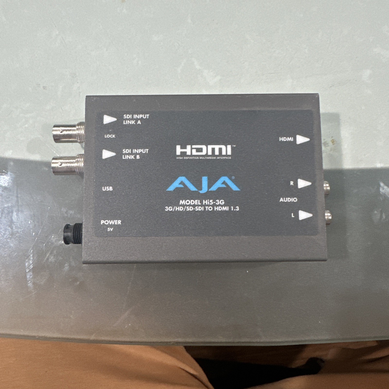 AJA Hi5-3G 3G/HD/SD SDI to HDMI 1.3 Converter