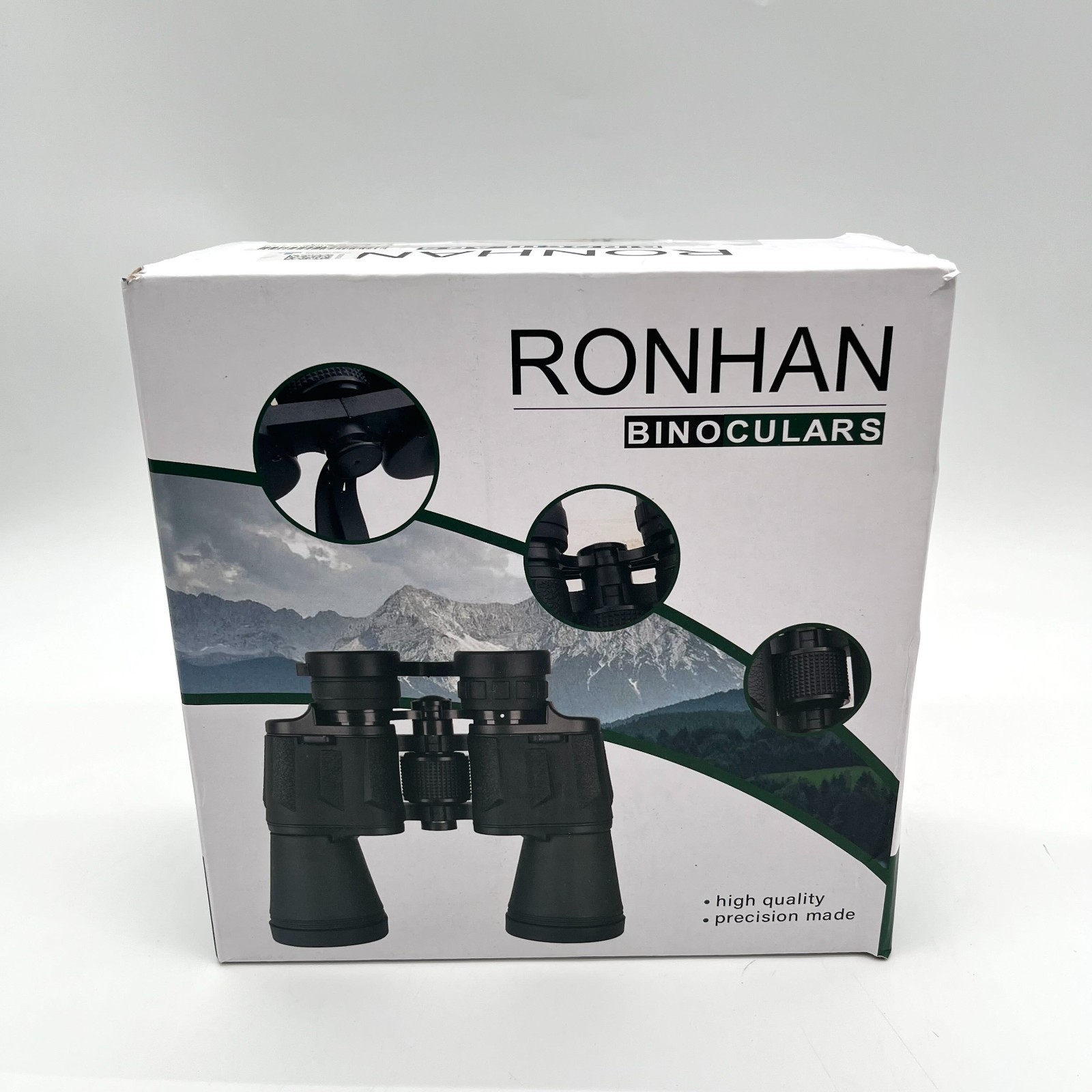 RONHAN Black 20×50 High Power General Purpose Binoculars with Carrying Bag