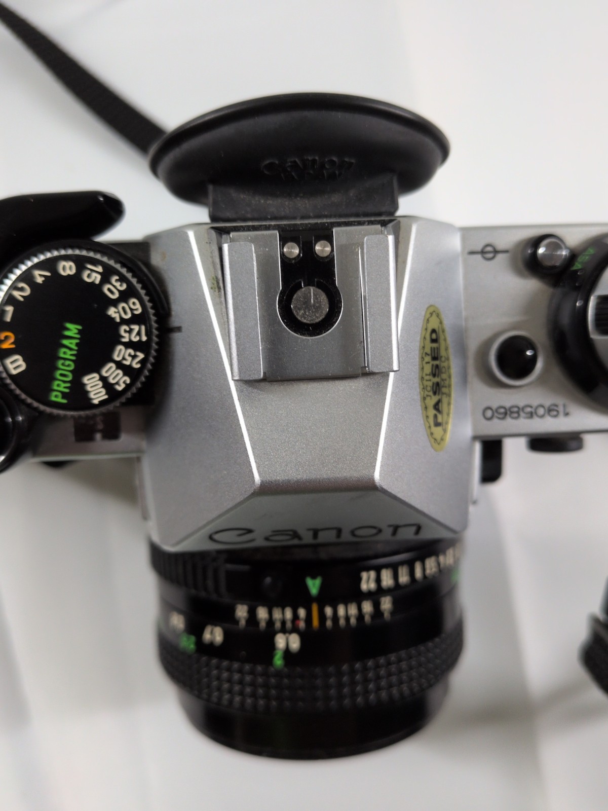 Canon AE-1 Program Film Camera w/50mm 1.8 Lens Tested Working