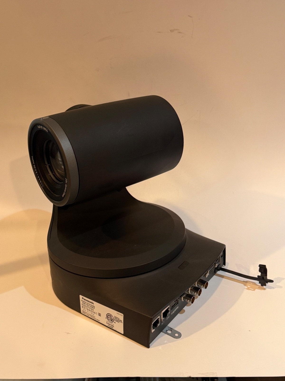 Panasonic AW-HE120 PTZ Camera – 20x Zoom 3MOS HD-SDI HDMI LAN – Black