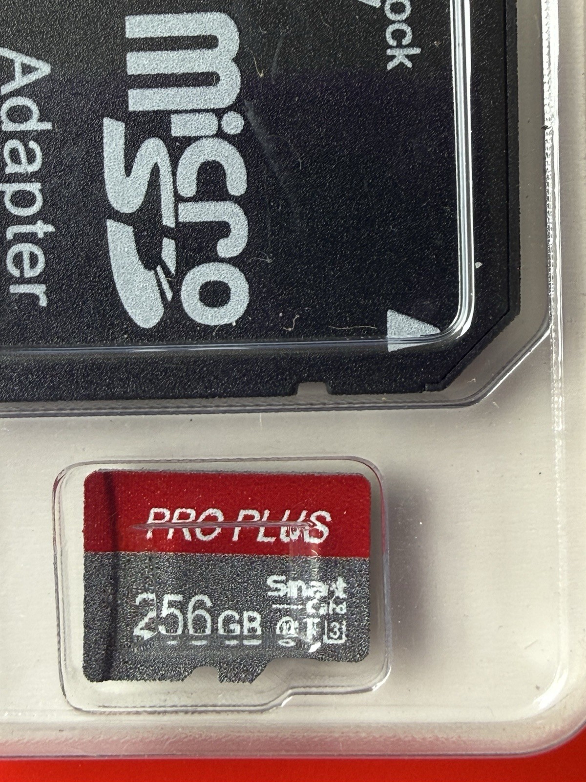 PRO PLUS 256GB MicroSD Card Class 10 High Speed w/ Adapter Waterproof