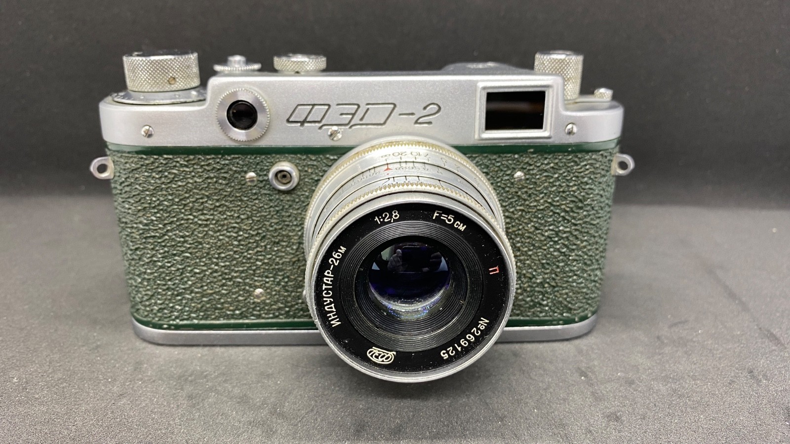 New Curtains! Soviet Camera “FED-2” USSR w/ Lens Industar-26M, FULLY SERVICED