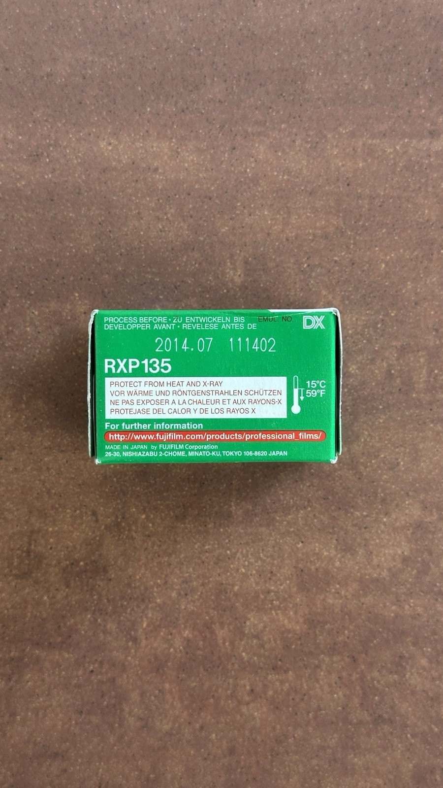 Fujifilm Fujichrome Provia 400X RXP135 35mm Slide Film 07/2014 Cold Stored