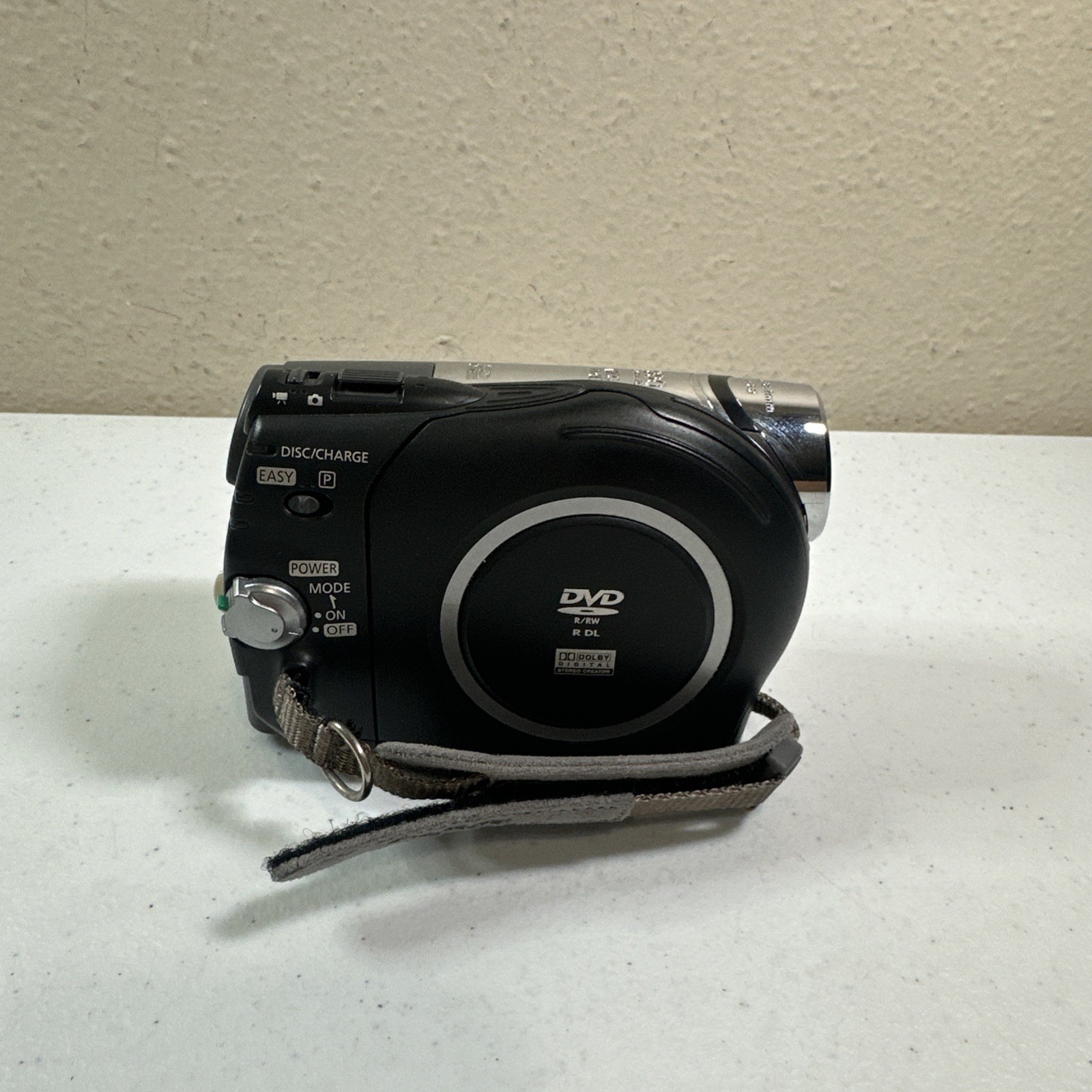 Canon DC320 Handheld DVD-RW Camcorder Silver Tested