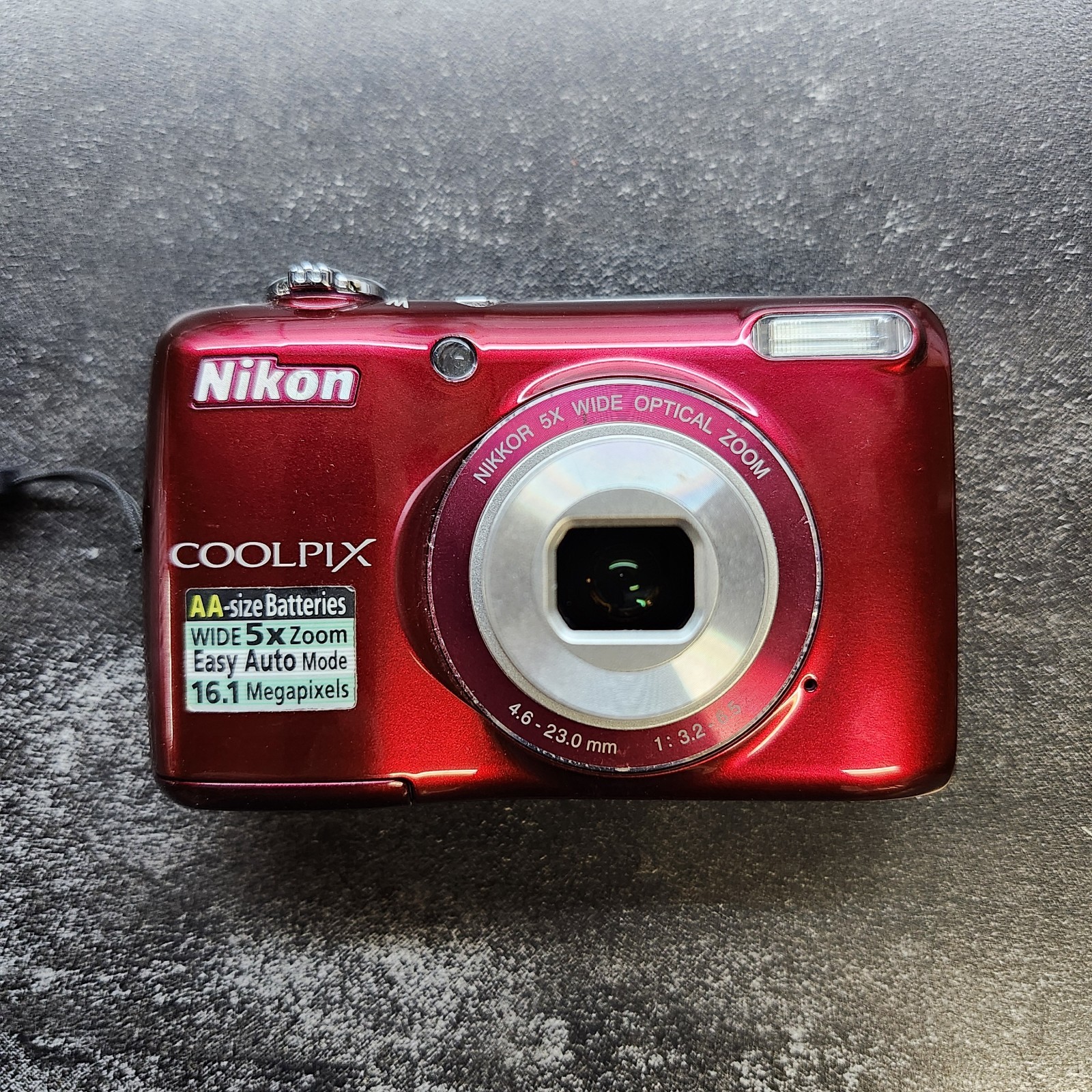 Nikon CoolPix L26 16.1MP Digital Point & Shoot Camera Tested Works Nice