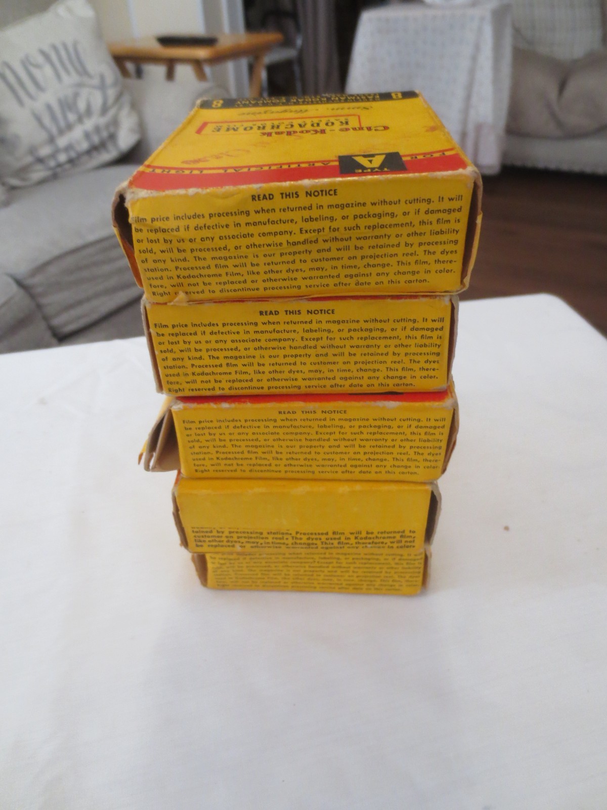 Kodak Kodachrome Safety Color Film Type A 25 Ft. 8mm Magazine – Lot Of 5