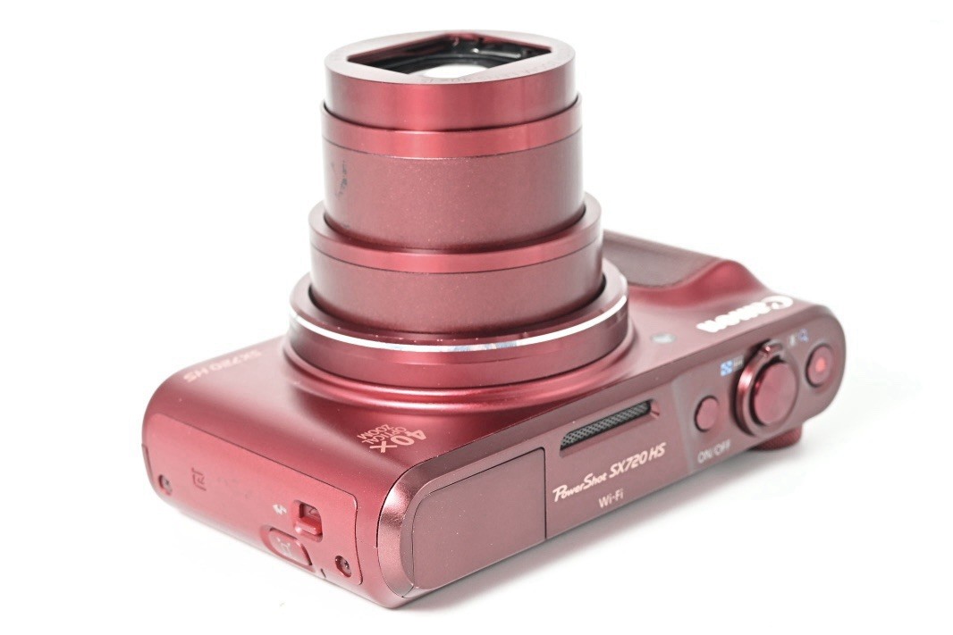 [Exc+5] Canon PowerShot SX720 HS Red 20.3MP 40x Digital Camera from Japan