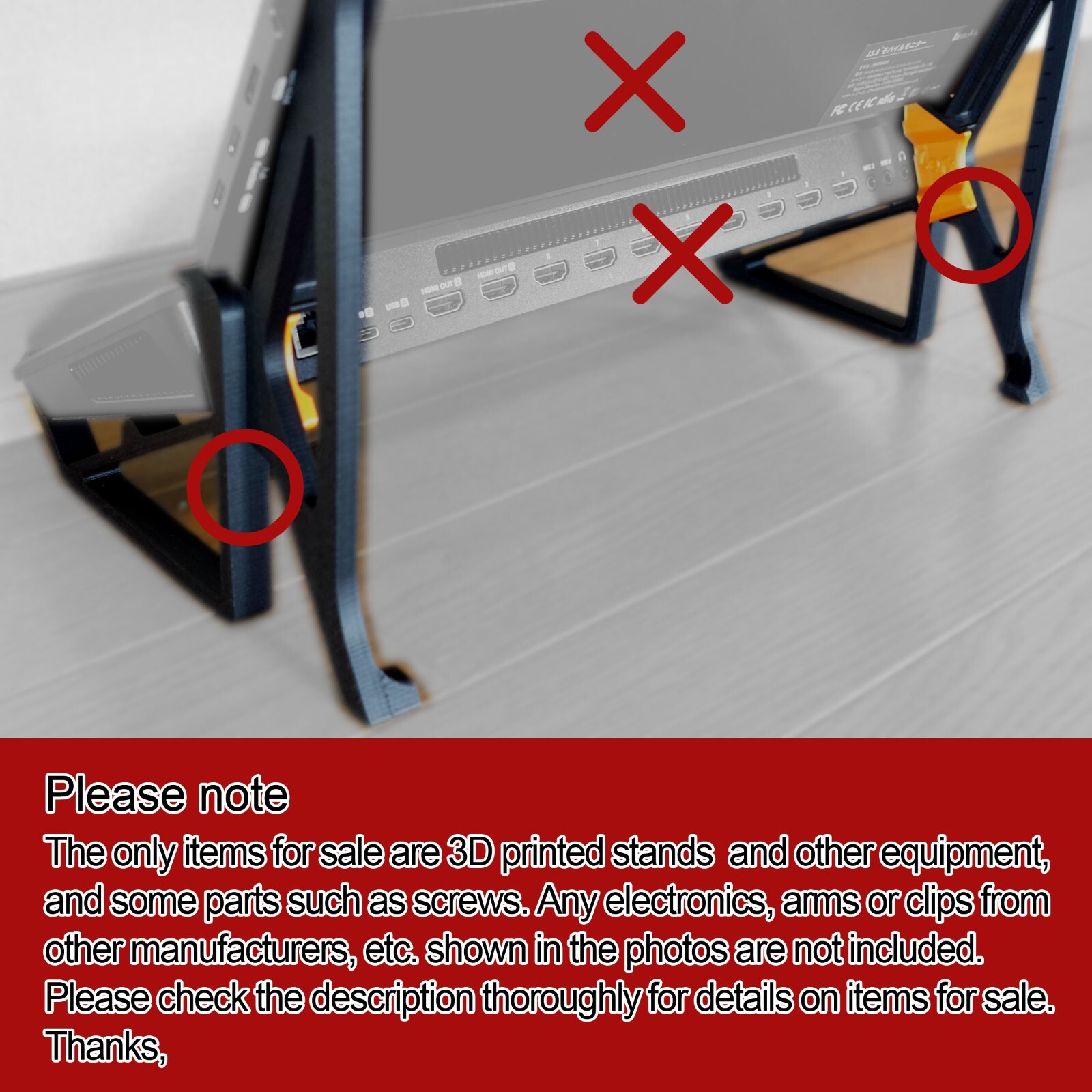 Stand for “GoStream Duet 8 ISO” with two different angle settings for your conve