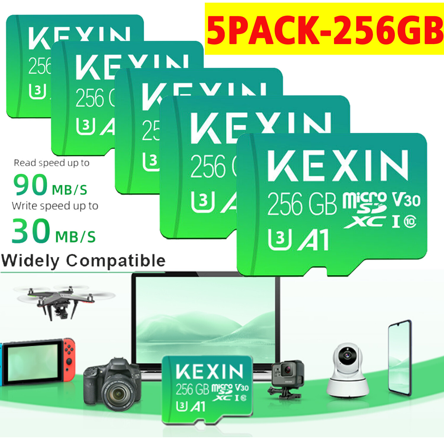 32GB 64GB 128GB 256GB Micro SD Card Memory Extreme Ultra Camera Flash Card LOT