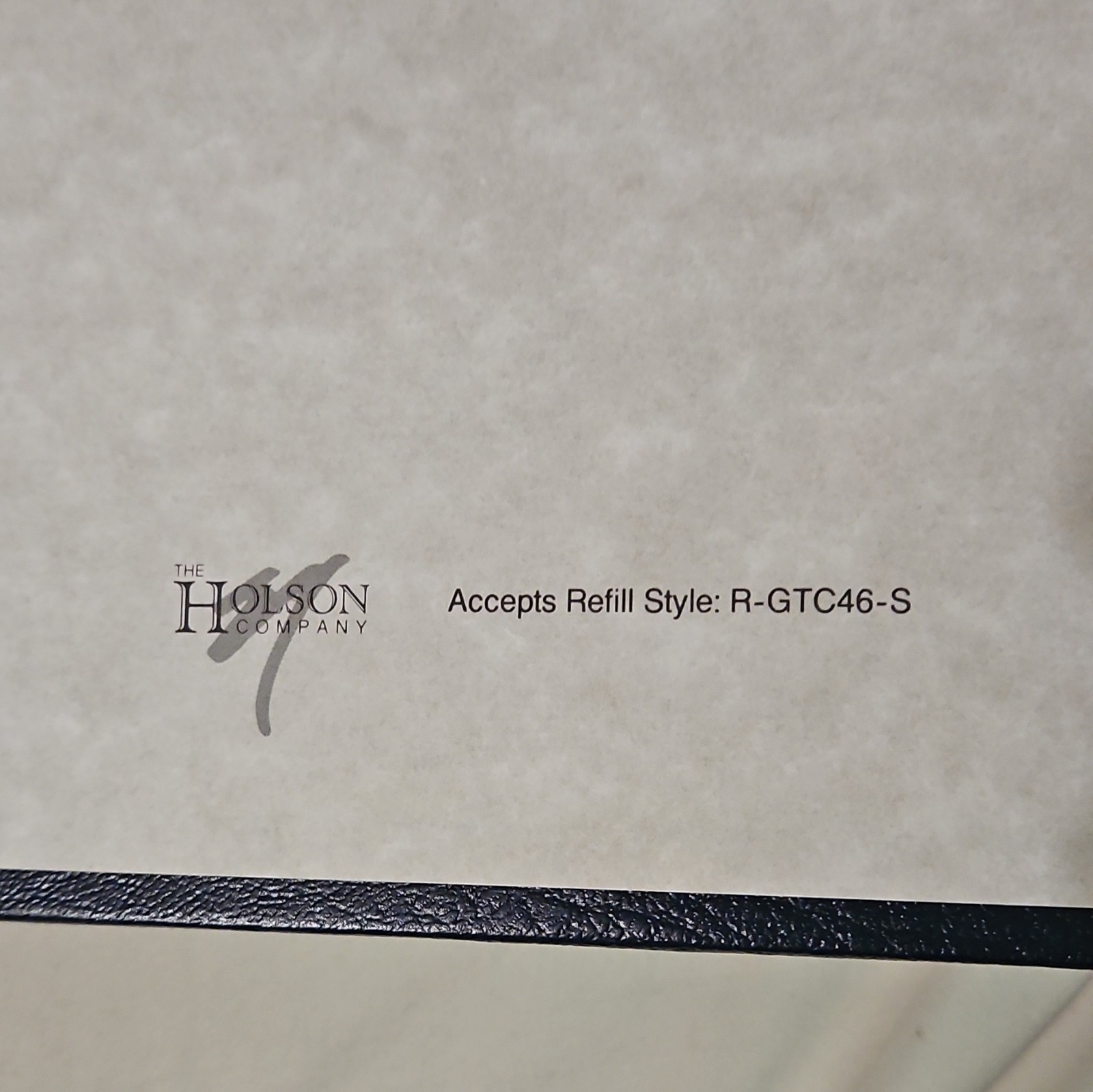 Holson Slip-in Ring Binder Photo Album Blue Faux Leather 4×6 R-GTC46-S