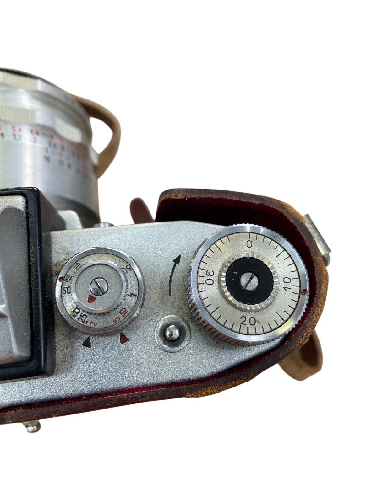 Praktica FX3 35mm Vintagec collectible Film Camera With Leather Case Strap SKU 8