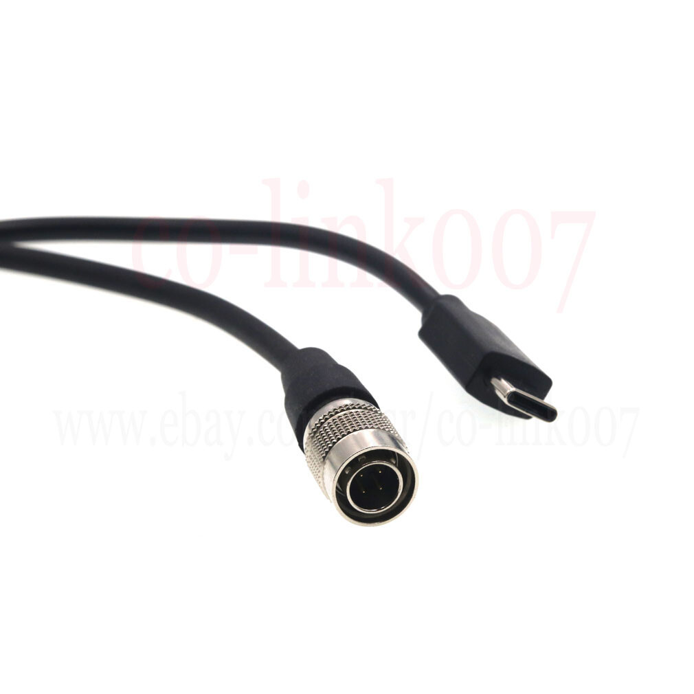 USB Type-C Fast Power cord to Hirose 4Pin for Zoom F4 F8 Sound Devices 644 688