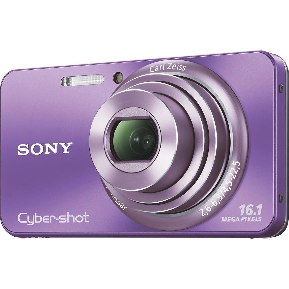 Sony Cyber-shot DSC-W570 CCD Digital Camera 16.1MP 5x Optical Zoom Purple