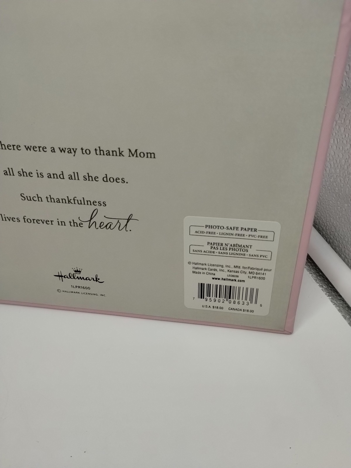 Hallmark New Pink Paisley Mom Album Voice Recordable