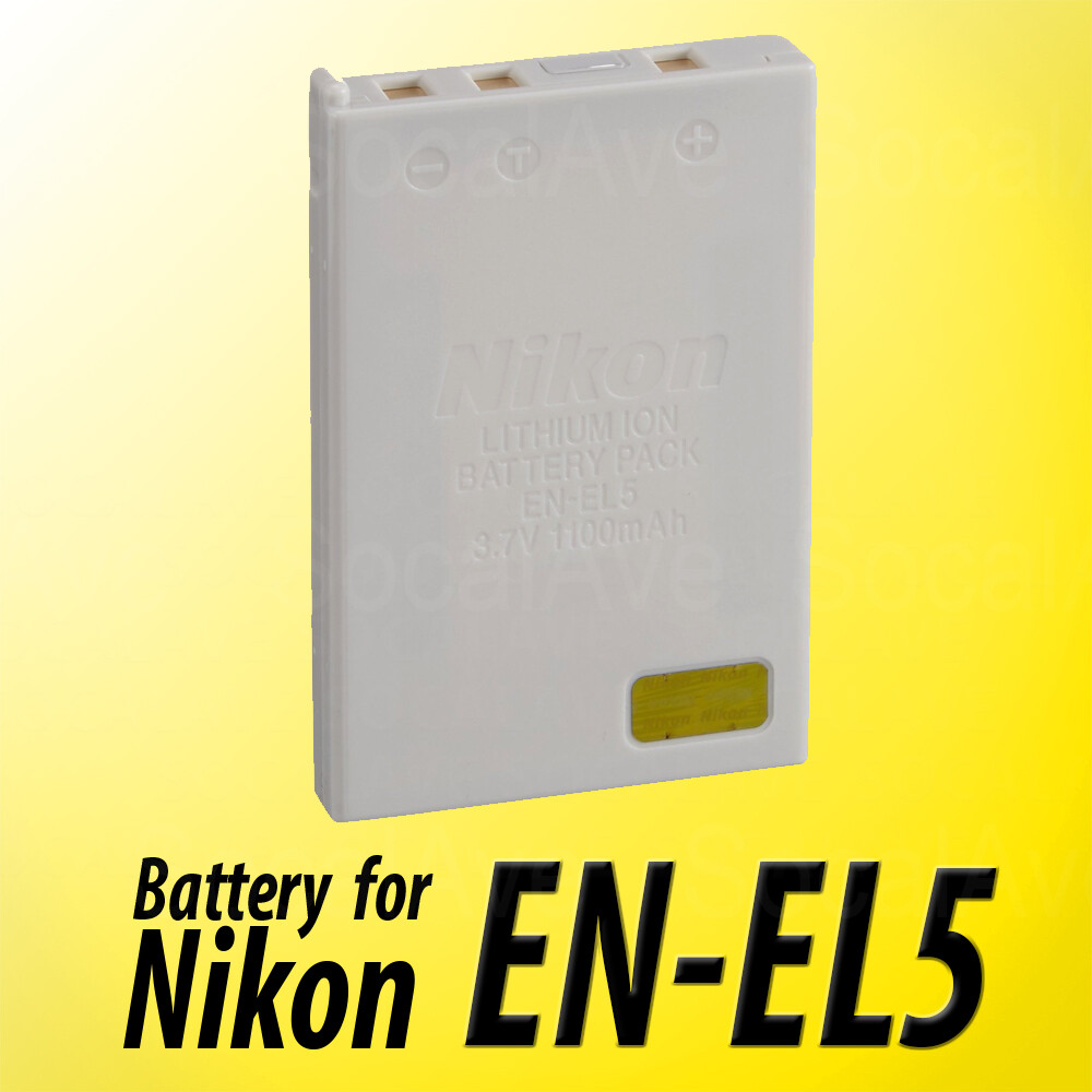 Nikon EN-EL5 ENEL5 Lithium-Ion Battery (3.7v 1100mAh) for the MH-61 MH61 Charger