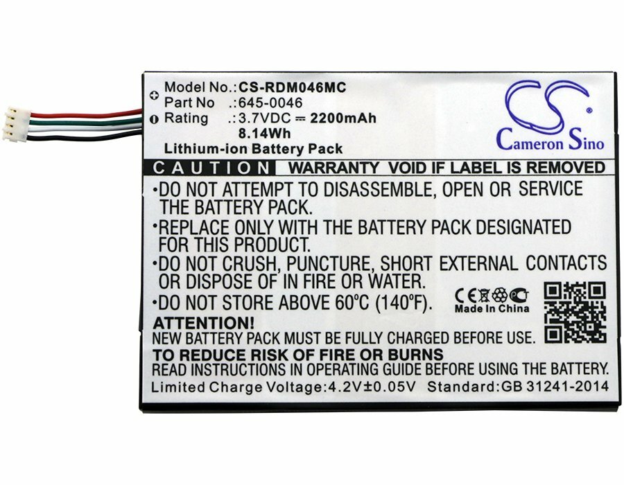 2200mAh Battery For Red Digital Cinema REDmote;P/N:645-0046,Li-ion,3.7V,8.14Wh