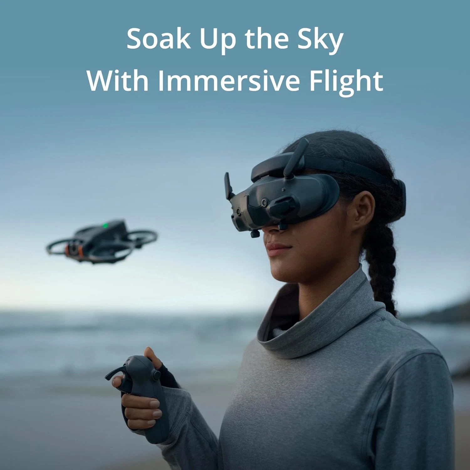 DJI Goggles 3 – O4 FPV, 3hr Battery, Real View PiP, 1080p Micro-OLED
