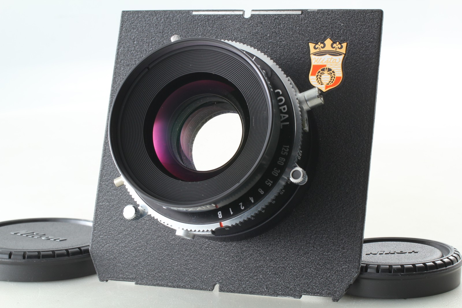 [Exc+4] Nikon Nikkor W 135mm F5.6 Large Format Lens Wista No.0 Shutter JAPAN