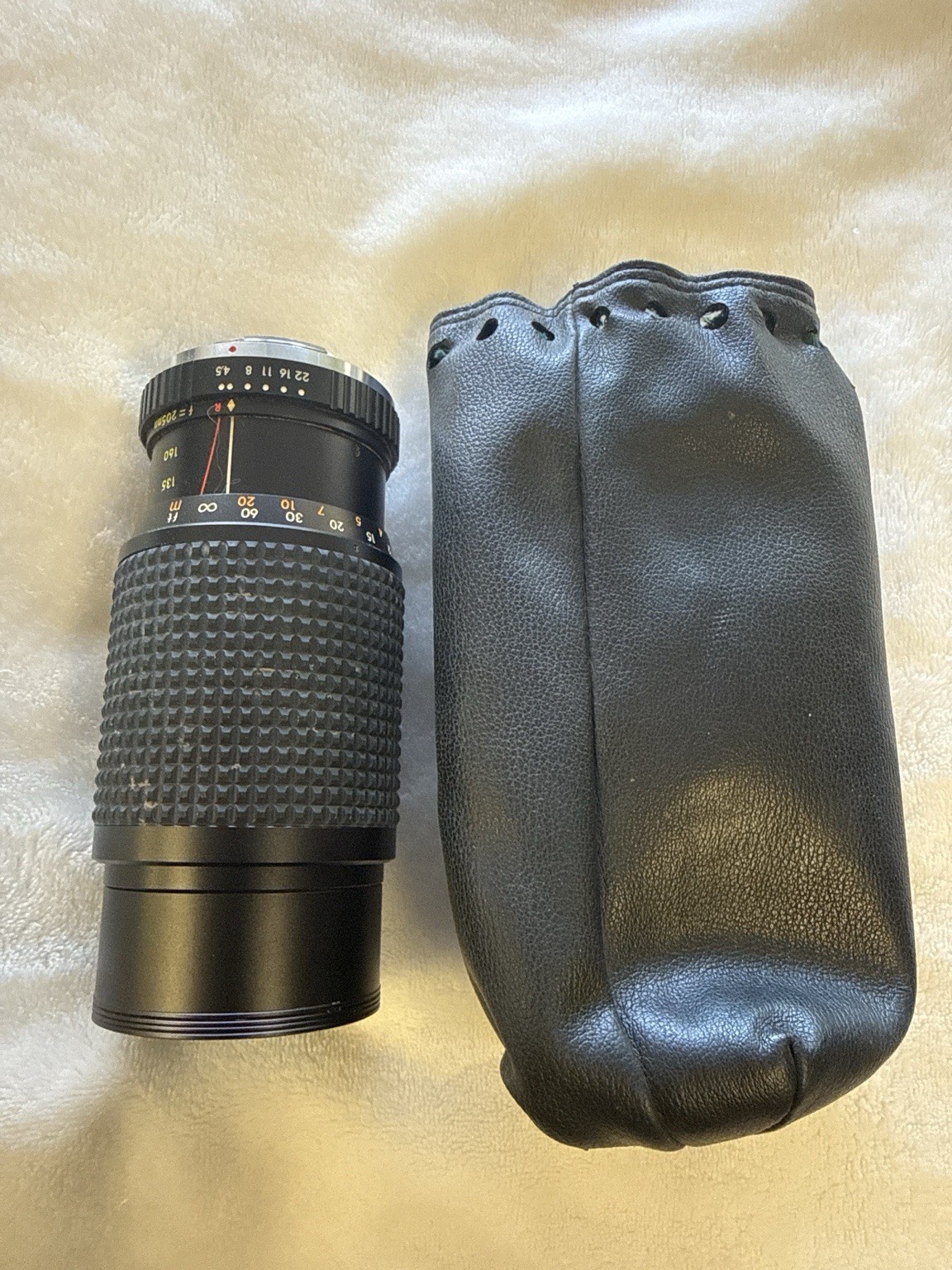 Osawa MC 80-205mm f/4.5 Zoom Camera Lens 52mm w/ Case Vintage Manual Focus