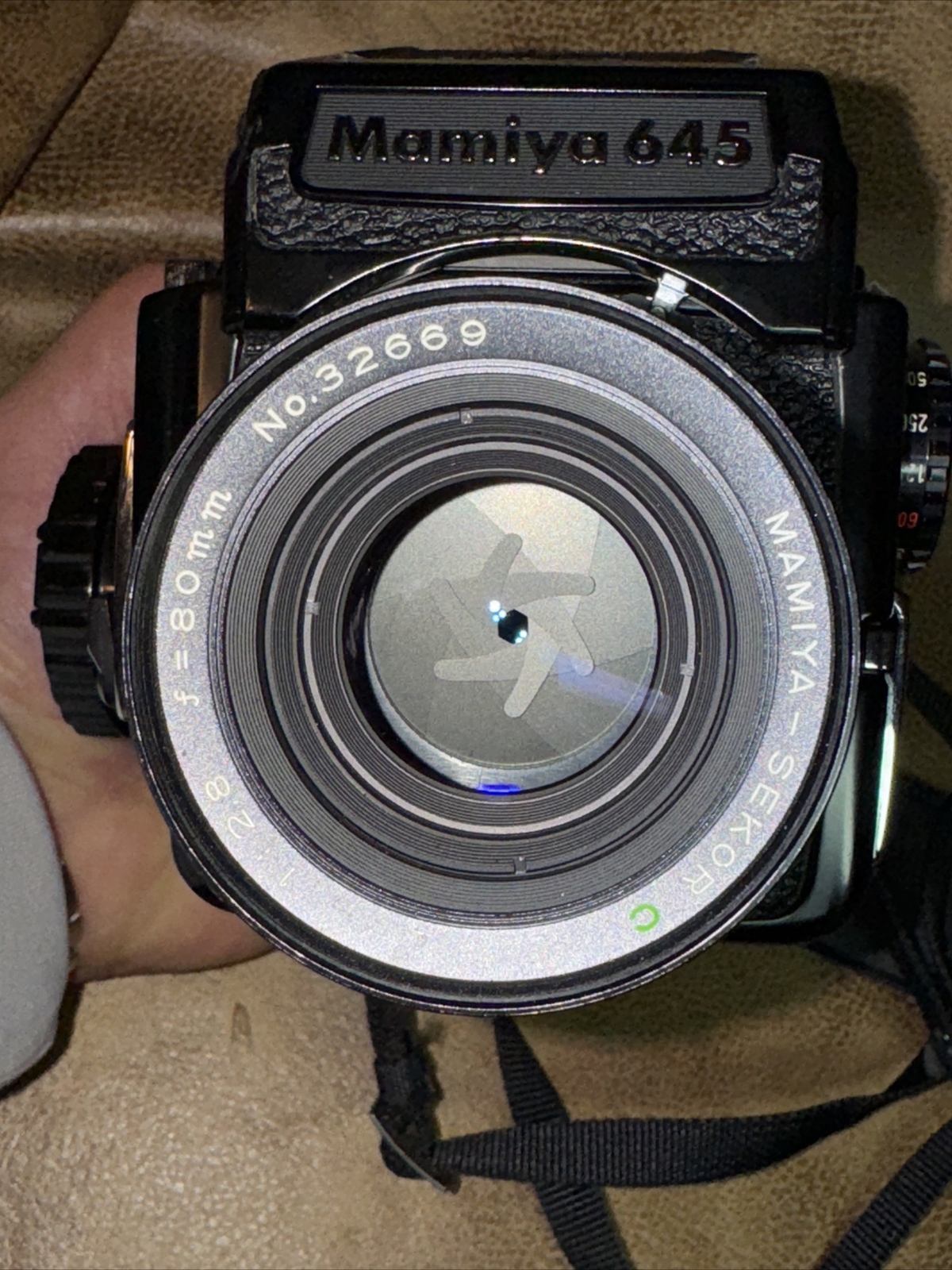 Mamiya M645 Medium Format Film Camera + SEKOR C 80mm f/2.8 Lens. ALAD