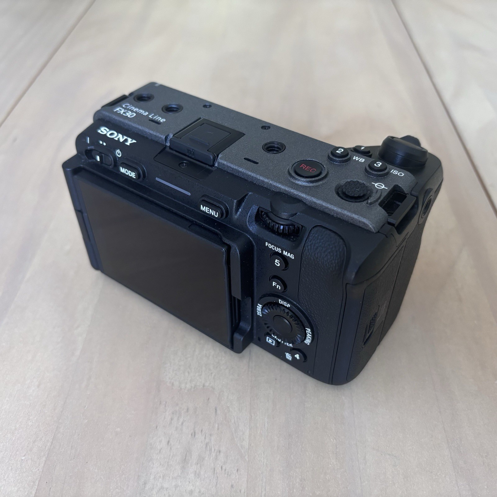 Sony FX30 Cinema Camera Body w/ XLR-H1 Audio Handle – Very Low Use – Nearly New!