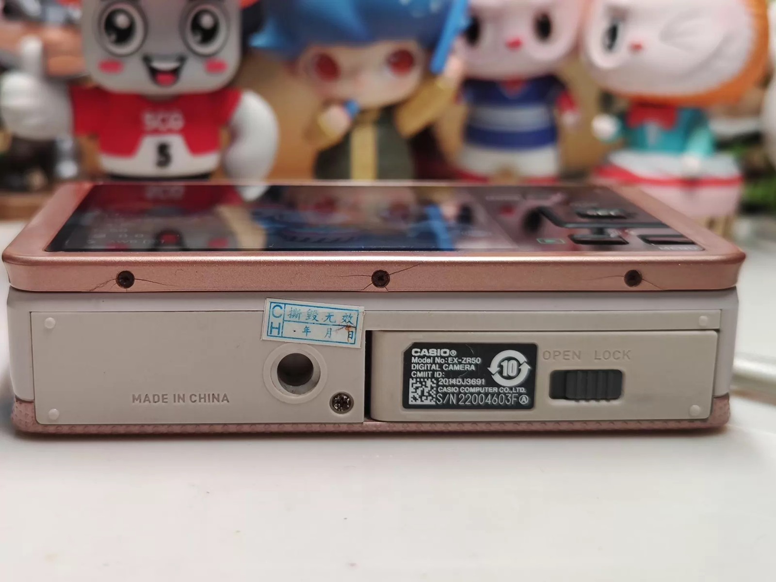 Casio digital camera EXILIM EX-ZR50 compact pink Bluetooth Wi-Fi-