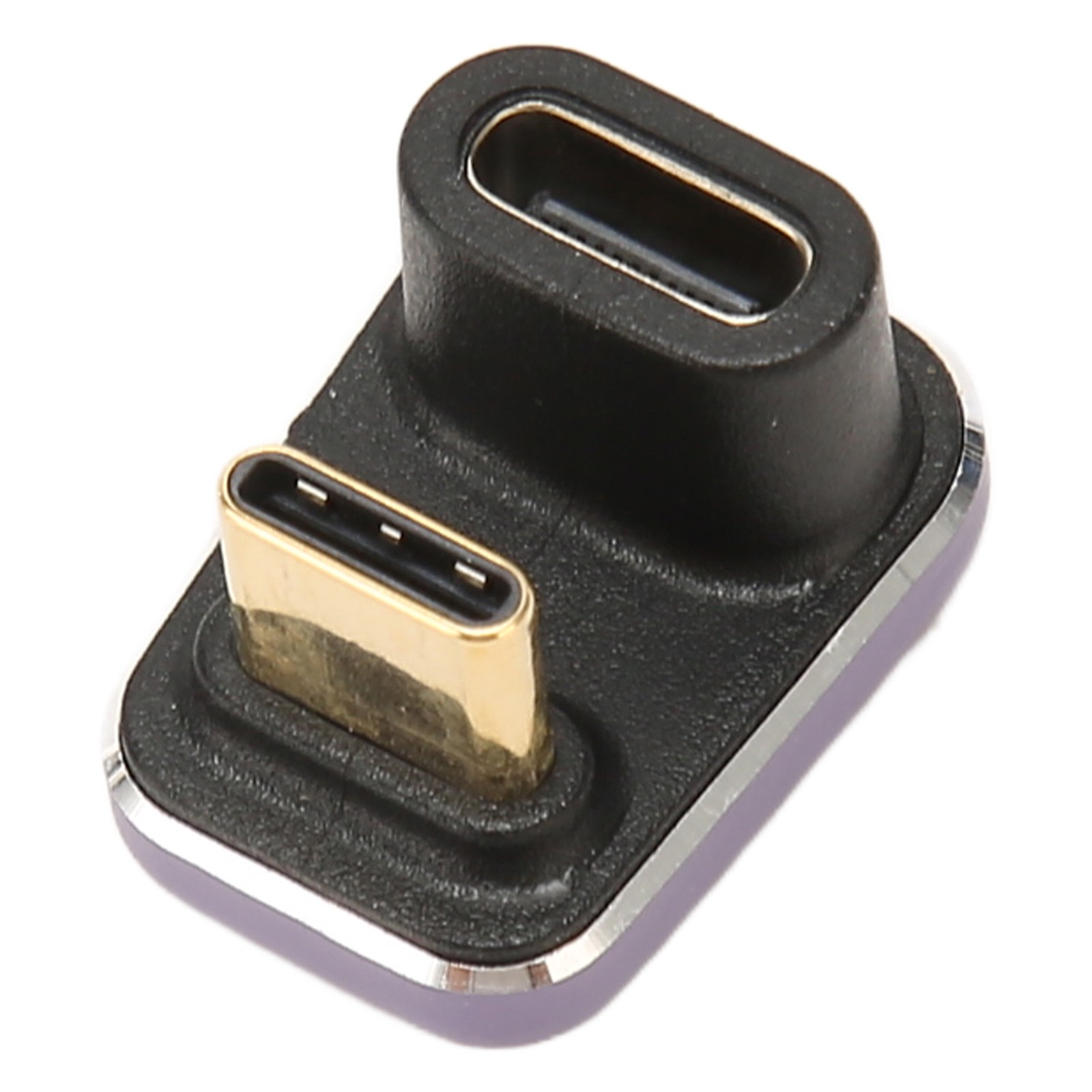 Type C Female-Male Adapter 40Gbps 240W U Shaped 8K Supported 180 Degree USB C