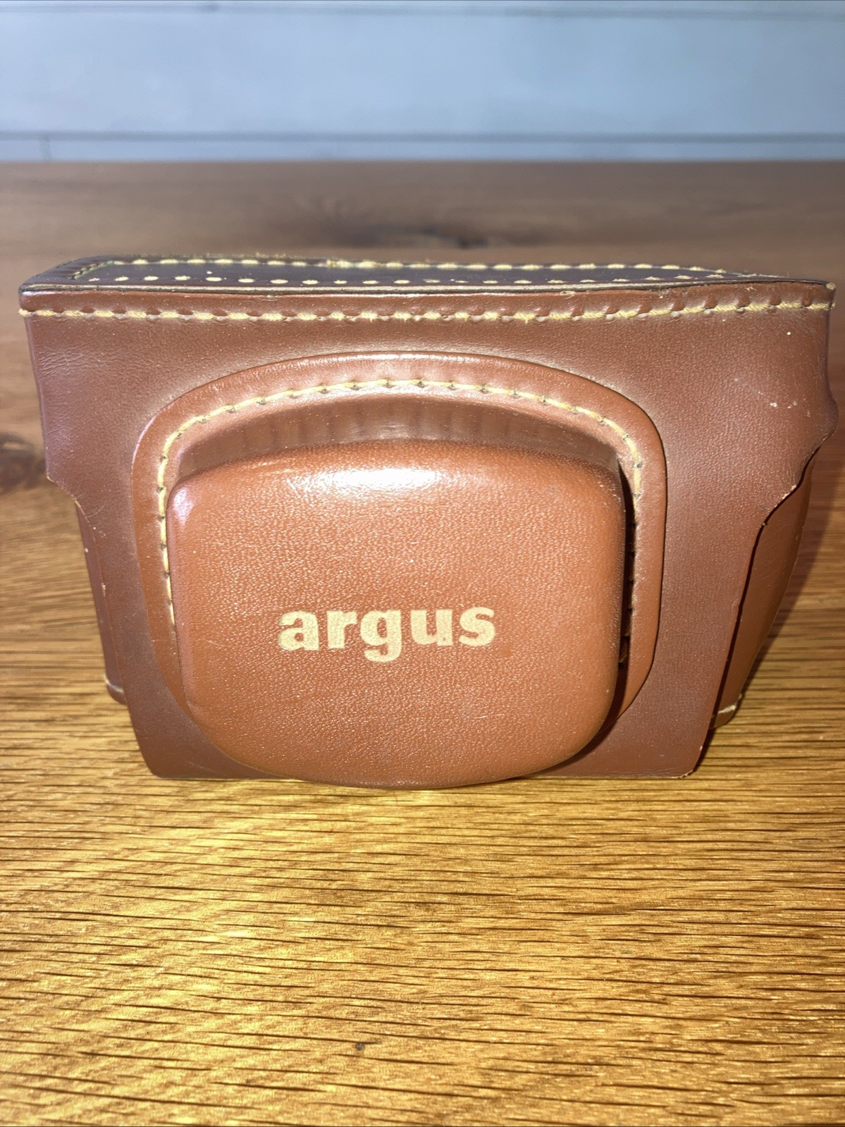 Vintage Argus A-Four 35mm Camera Cintar Lens f/3.5 44mm Leather Case Untested