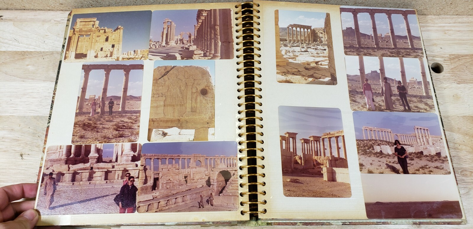 Vtg Photo Album 70s 80s Amsterdam Airline Family Vacation Travel Photos People