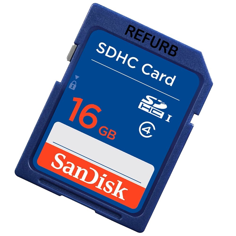 LOT 100 Genuine SanDisk 16GB Class 4 SD SDHC Flash Memory Card SDSDB-016G