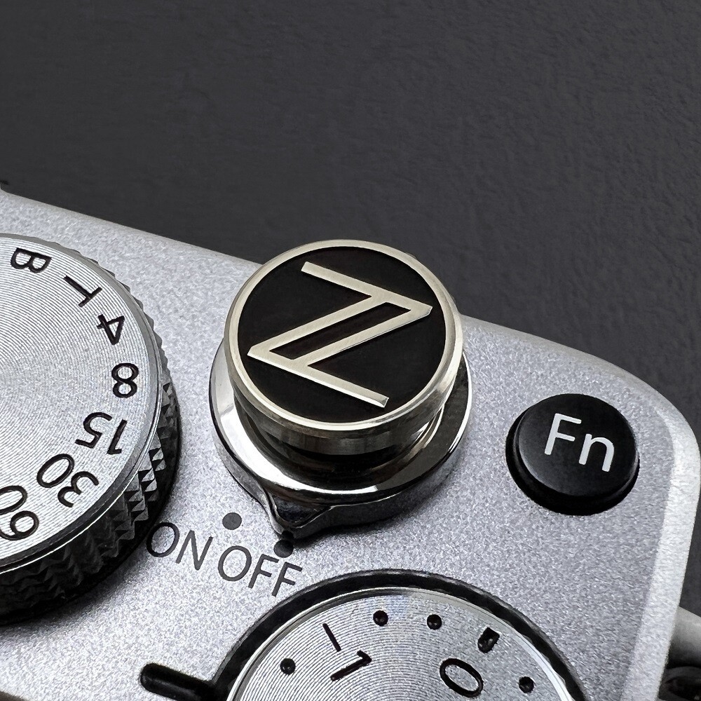 Hot Shoe Cover Shutter Release Button brass Z Suitable for Nikon, Canon, Sony
