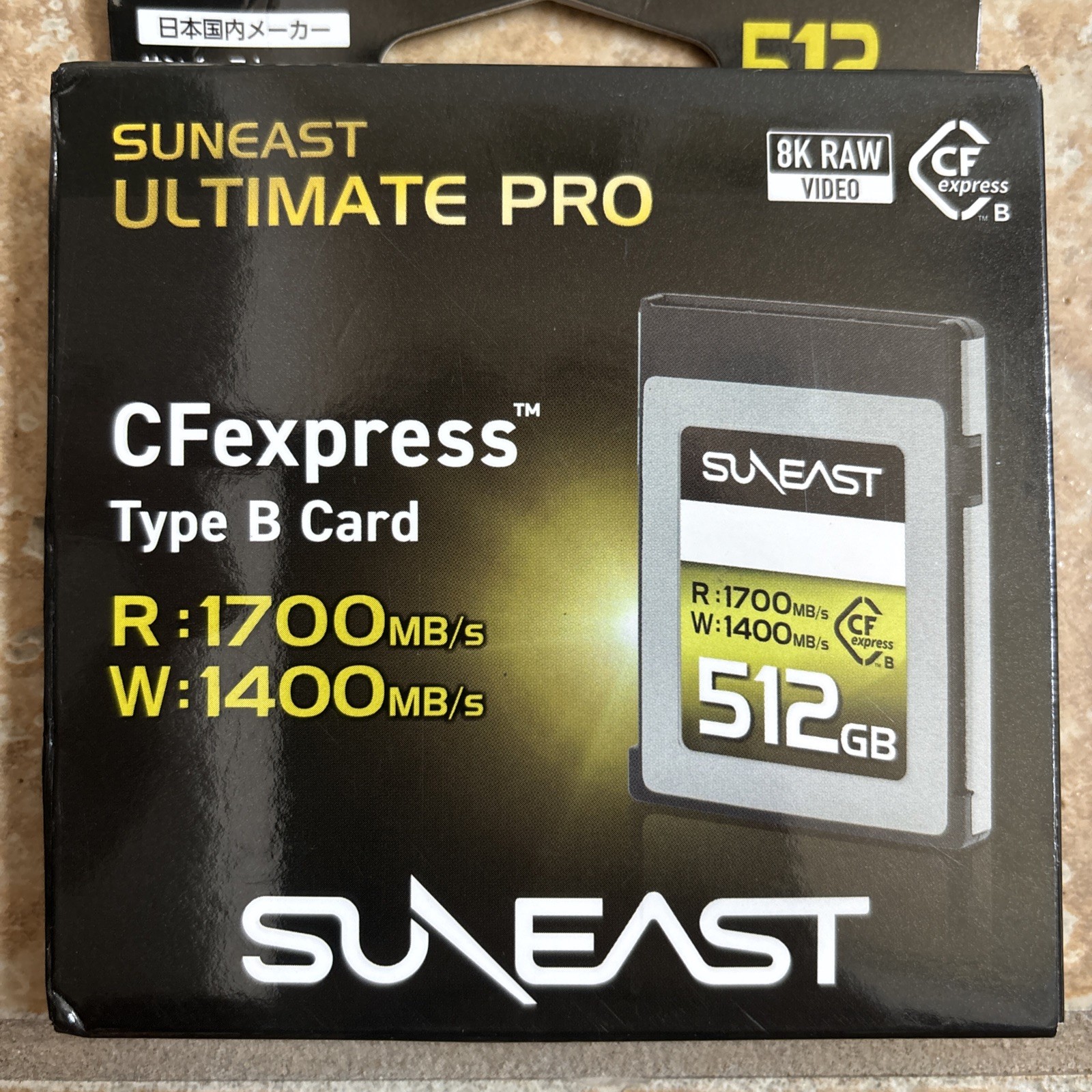 Brand New Genuine : SUNEAST Ultimate Pro 512GB CFexpress Type B Card