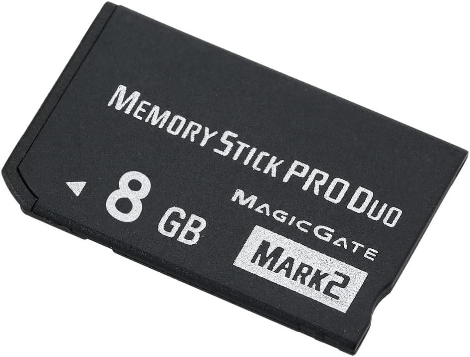 MS 8GB Memory Stick PRO Duo (Mark 2) for PSP Accessories Black
