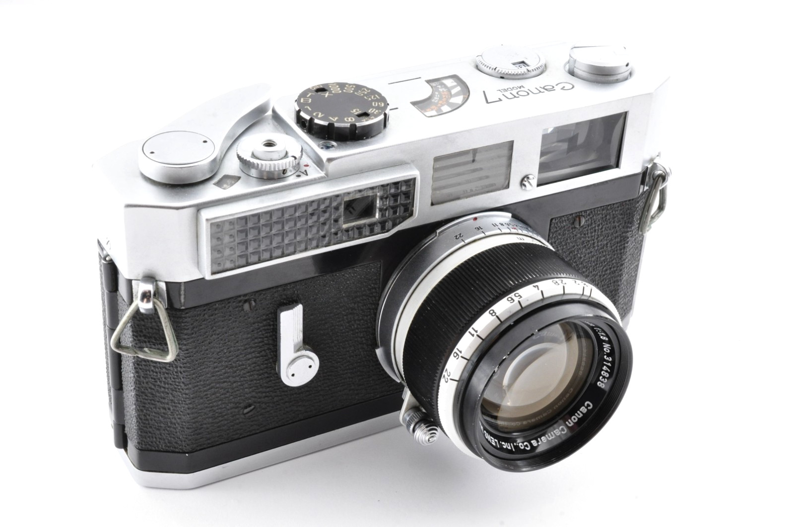 Canon Model 7 Rangefinder + 50mm f1.8 Lens [As Is Working] #25302