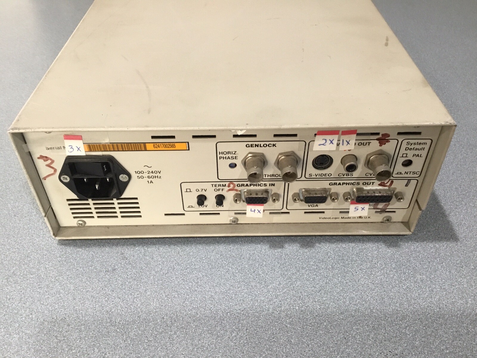 Videologic Mediator Video Controller Scan Converter Graphics Converter 100-240V