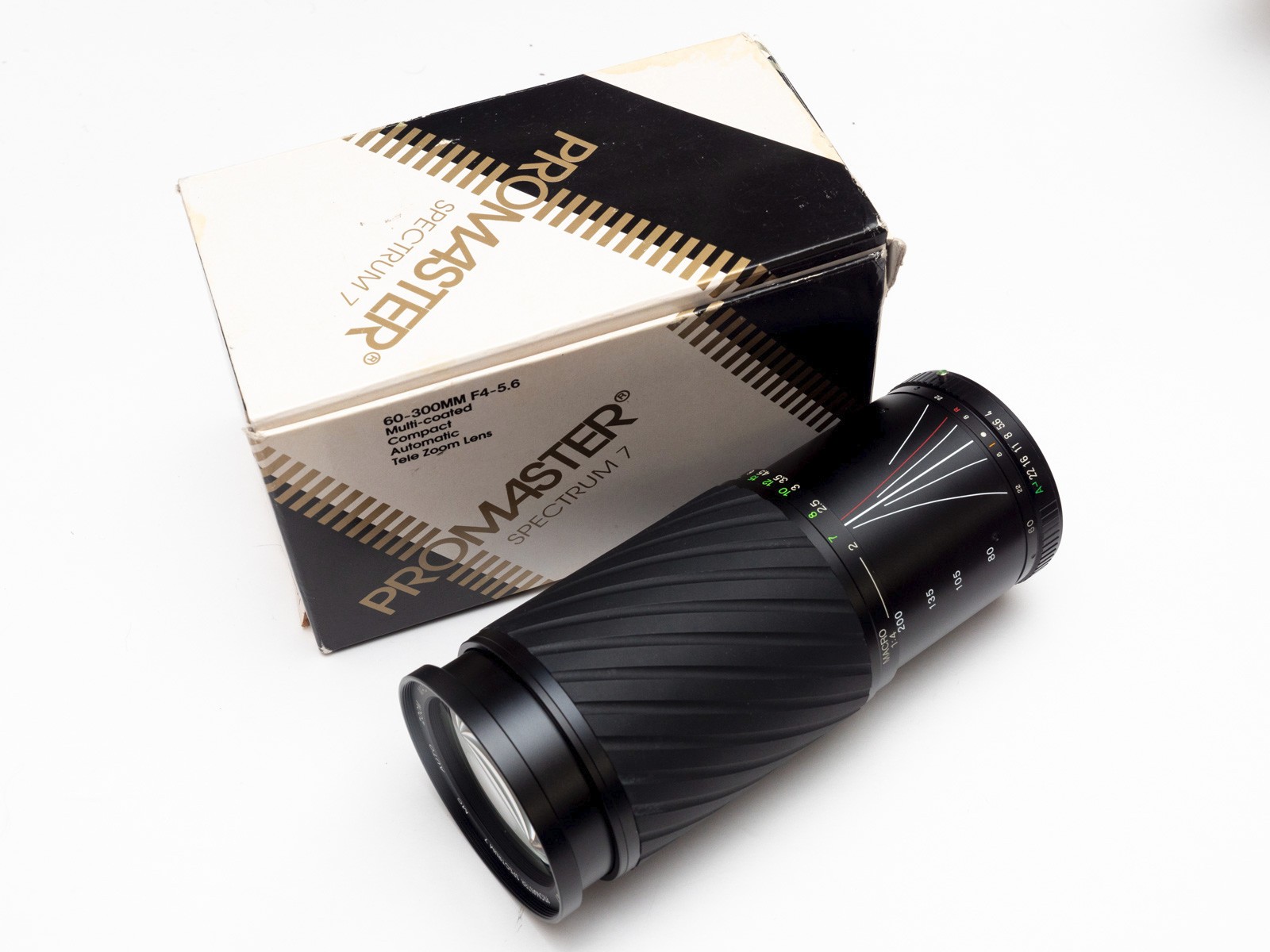 BOXED Promaster Spectrum 7 60-300mm F/4-5.6 Lens Pentax KA Mount (Tokina SZ-X)