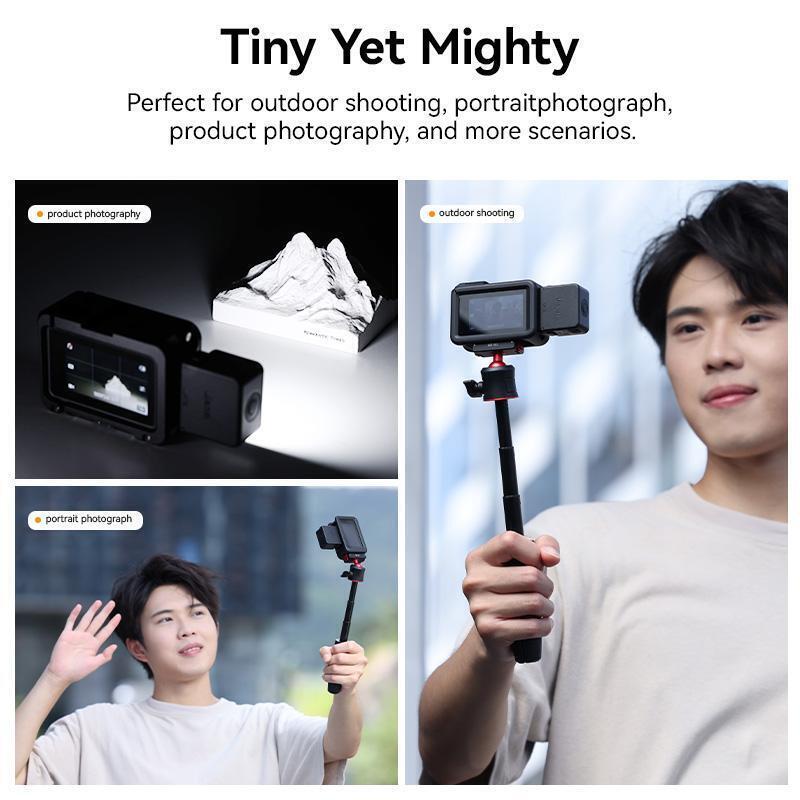 Ulanzi LM18 Mini LED Video Fill Light for DJI Action 4 3 Pocket 3 Action Camera