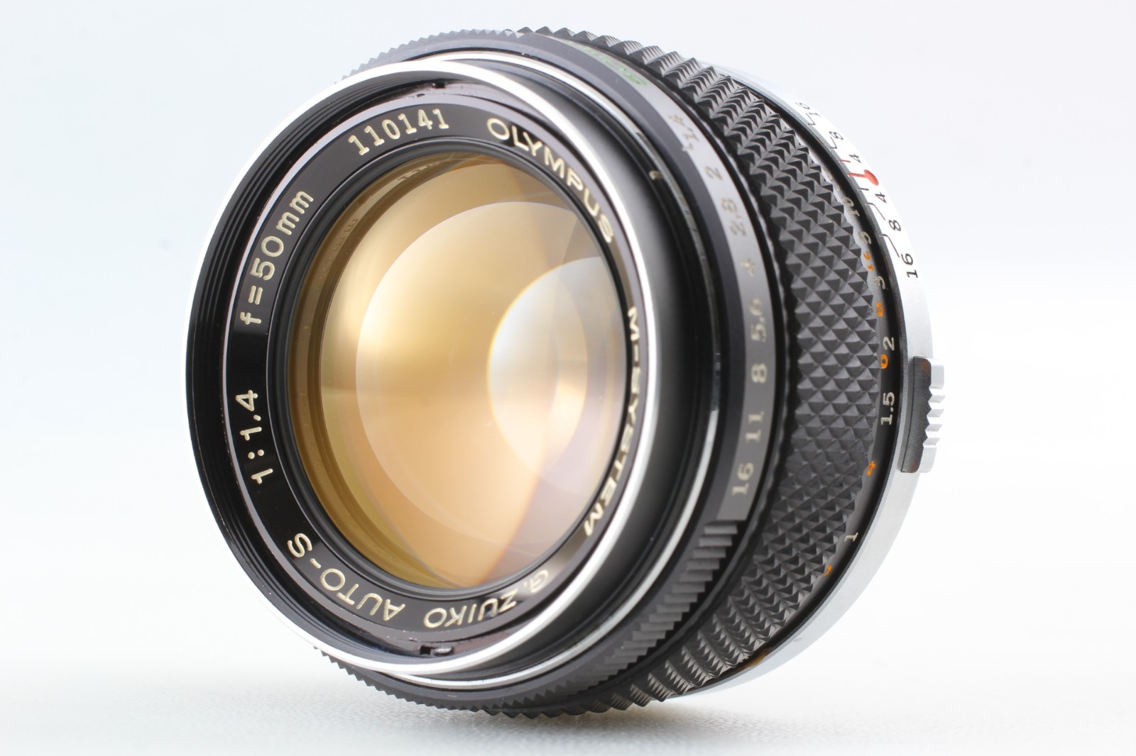 Prism Clear! 【Almost MINT w/ Hood】 Olympus OM-4 SLR Camera 50mm F1.4 From Japan