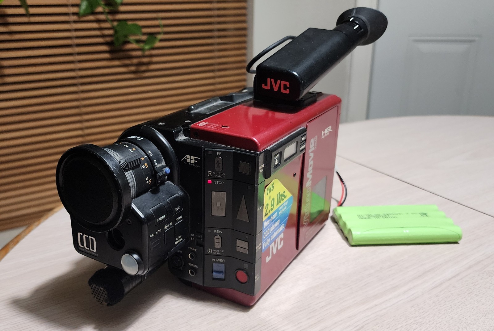 JVC GR-C7U VHS-C Camcorder similar to Back To The Future Stranger Things Tested