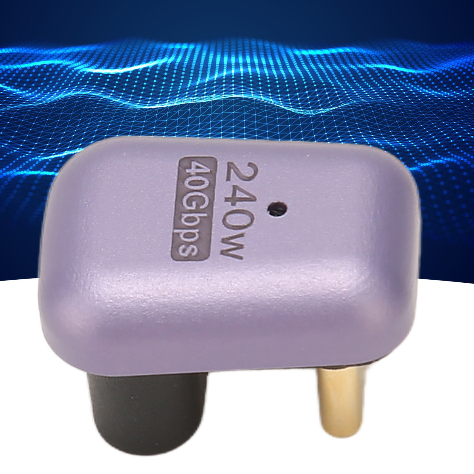 Type C Female-Male Adapter 40Gbps 240W U Shaped 8K Supported 180 Degree USB C