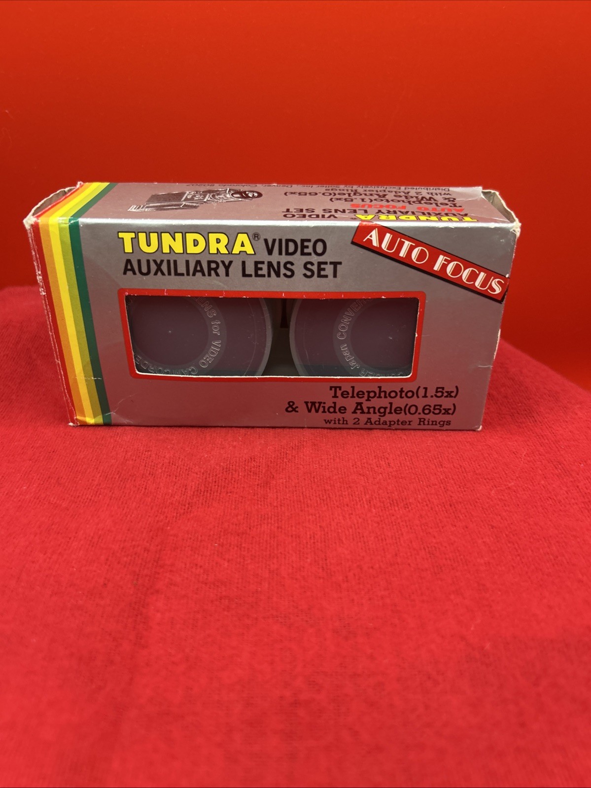 Tundra Video Auxiliary Lens Set Auto Focus 1.5 Telephoto 49mm Camera Lens Japan
