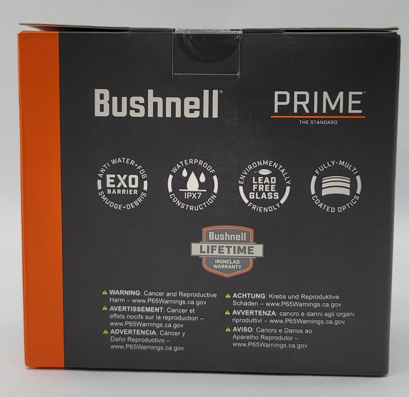 Bushnell Prime 10×42 Binoculars Blackout Camo Roof Prism Water Fogproof