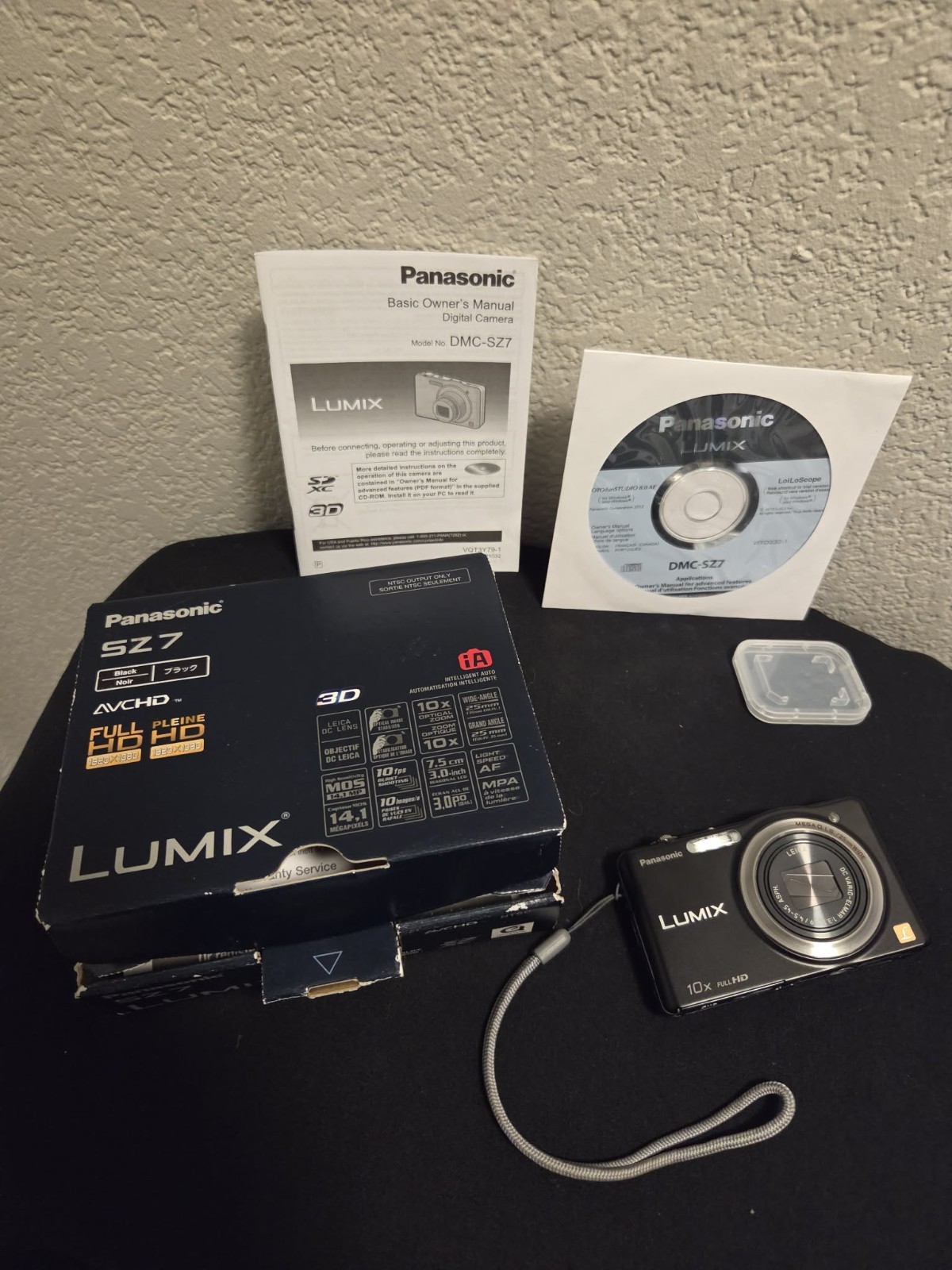 Panasonic Lumix DMC-SZ7 14.1MP Digital Camera With Battery – Tested And Working