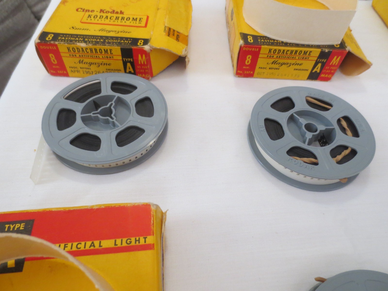 Kodak Kodachrome Safety Color Film Type A 25 Ft. 8mm Magazine – Lot Of 5