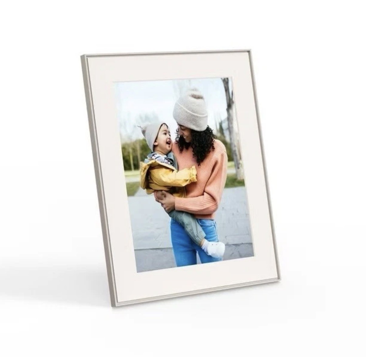 Aura Walden Digital Frame With 15” HD Display Clay With Paper Mat / BN Sealed